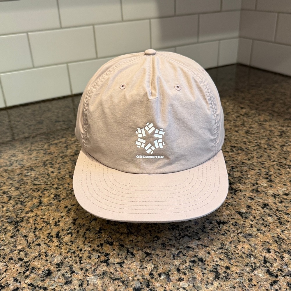 Obermeyer Performance Snapback Hat Mens OS Pink Nylon Cap